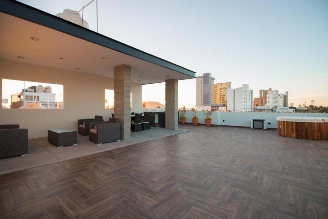 마사틀란 Amplio Departamento Modern Boho Cerca De La Playa 아파트 외부 사진